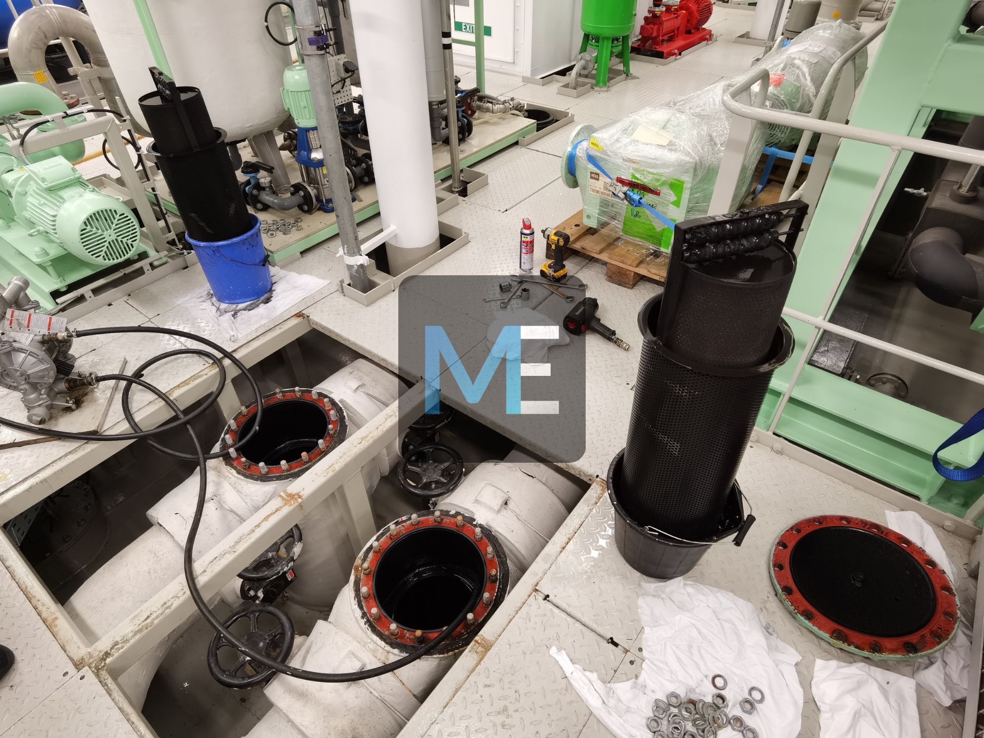 Filters for technical water for cooling and heating.