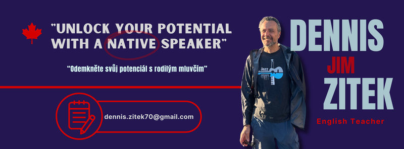 Úvodní fotka pro Facebook stránku English With Dennis
