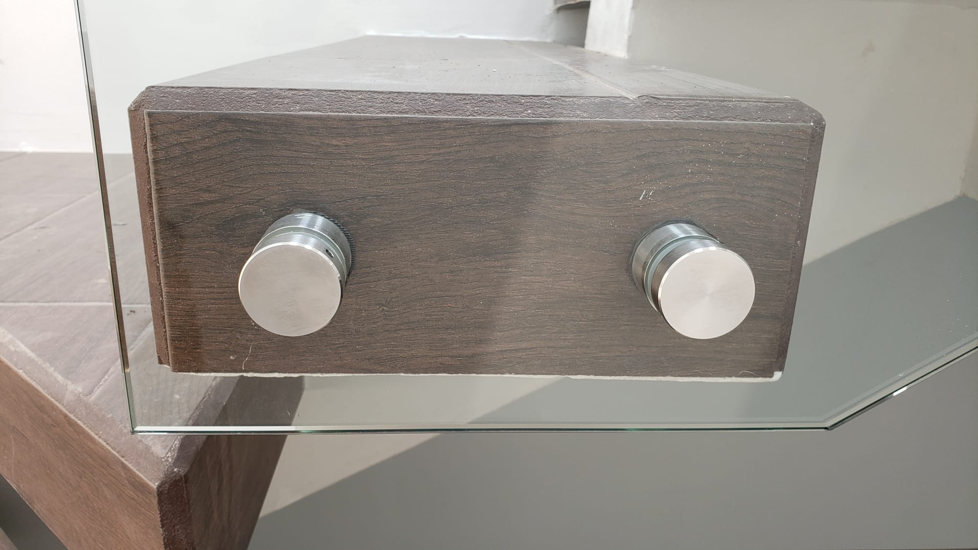 Pasamanos en vidrio templado