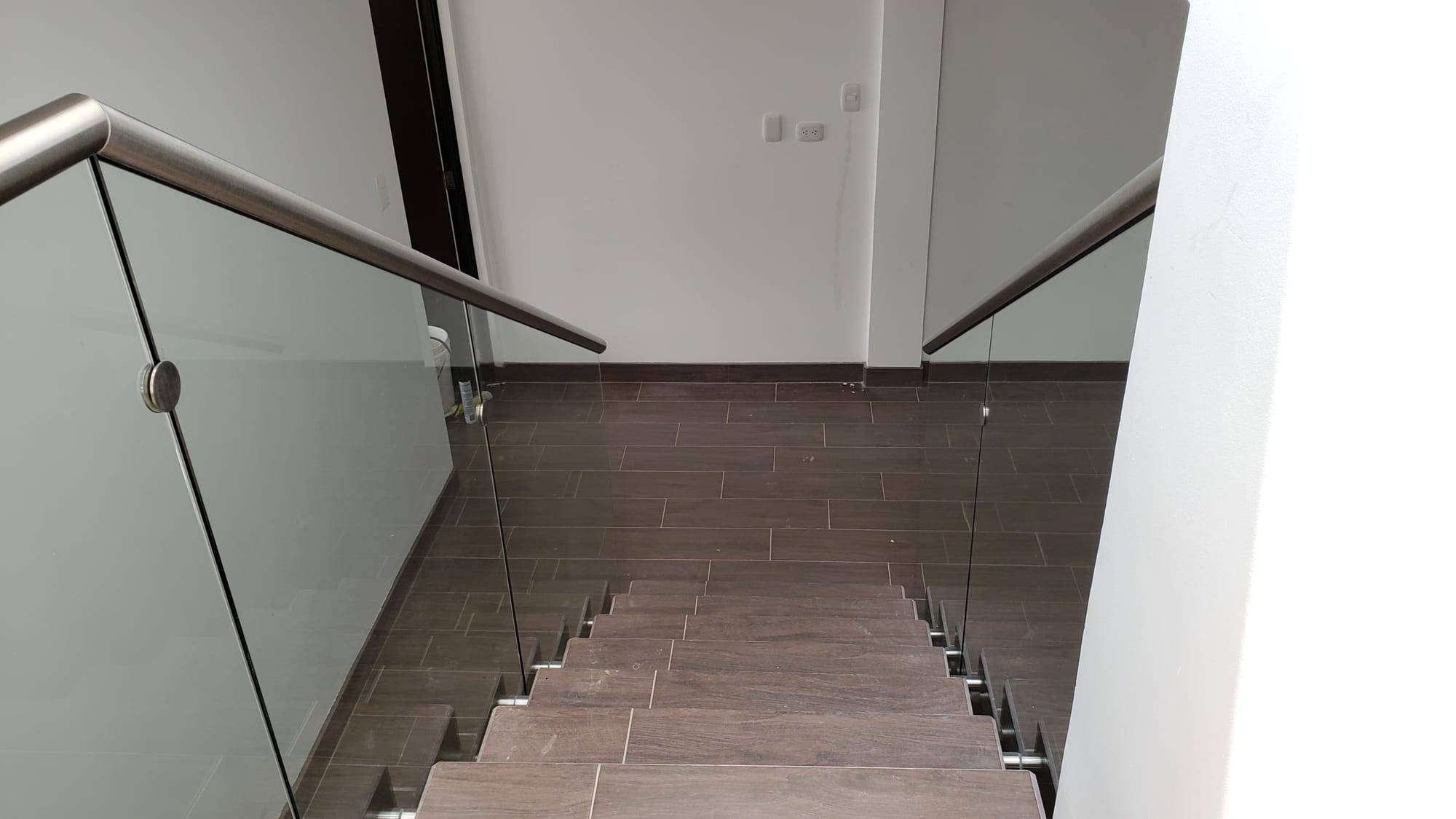 Pasamanos en vidrio templado