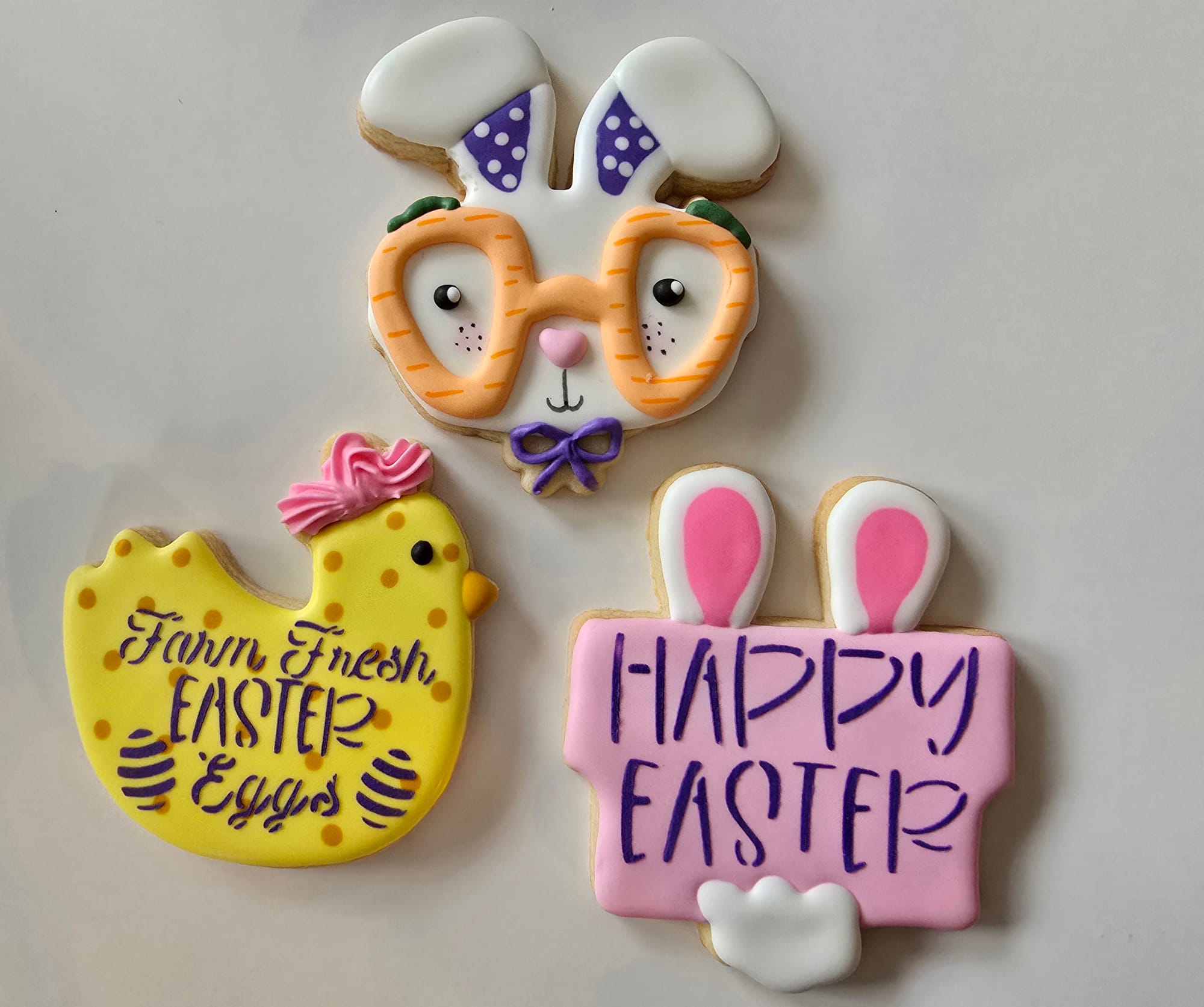 3" Easter Cookies
