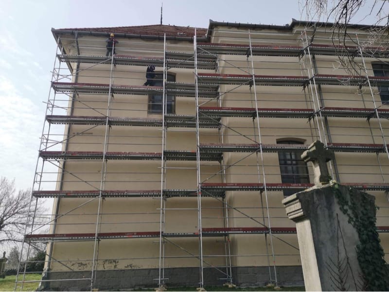 Homlokzati felújítás