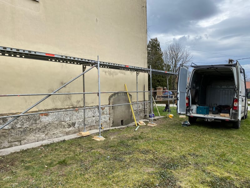 Homlokzati felújítás