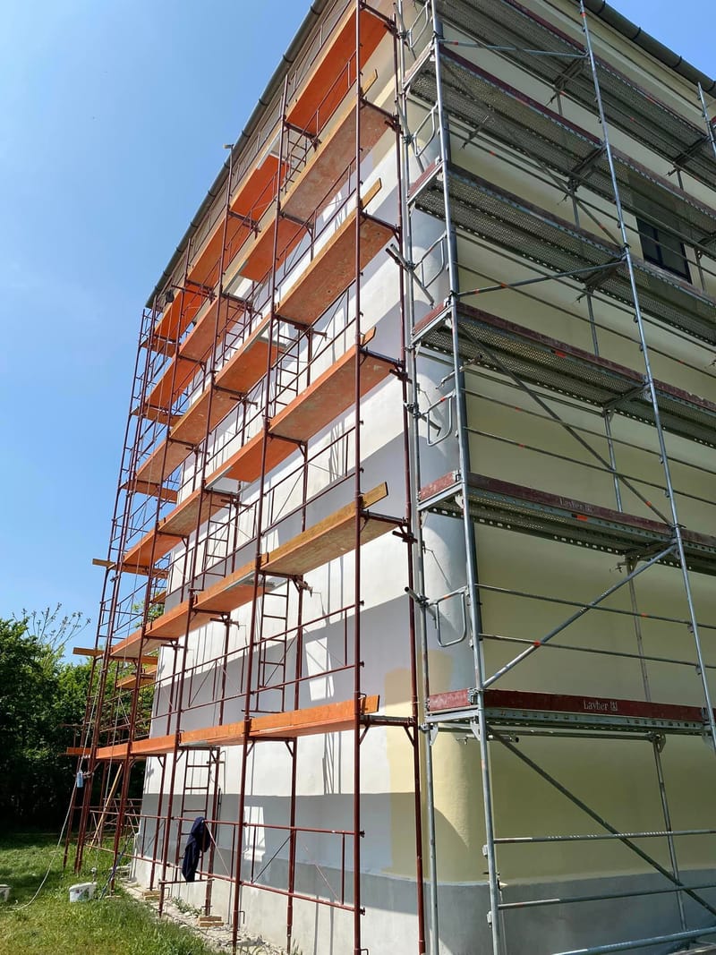 Homlokzati felújítás