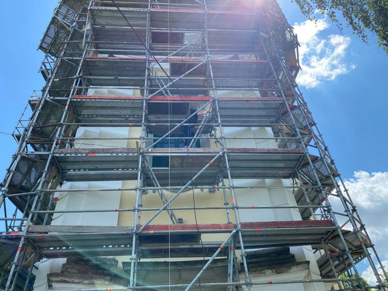 Homlokzati felújítás