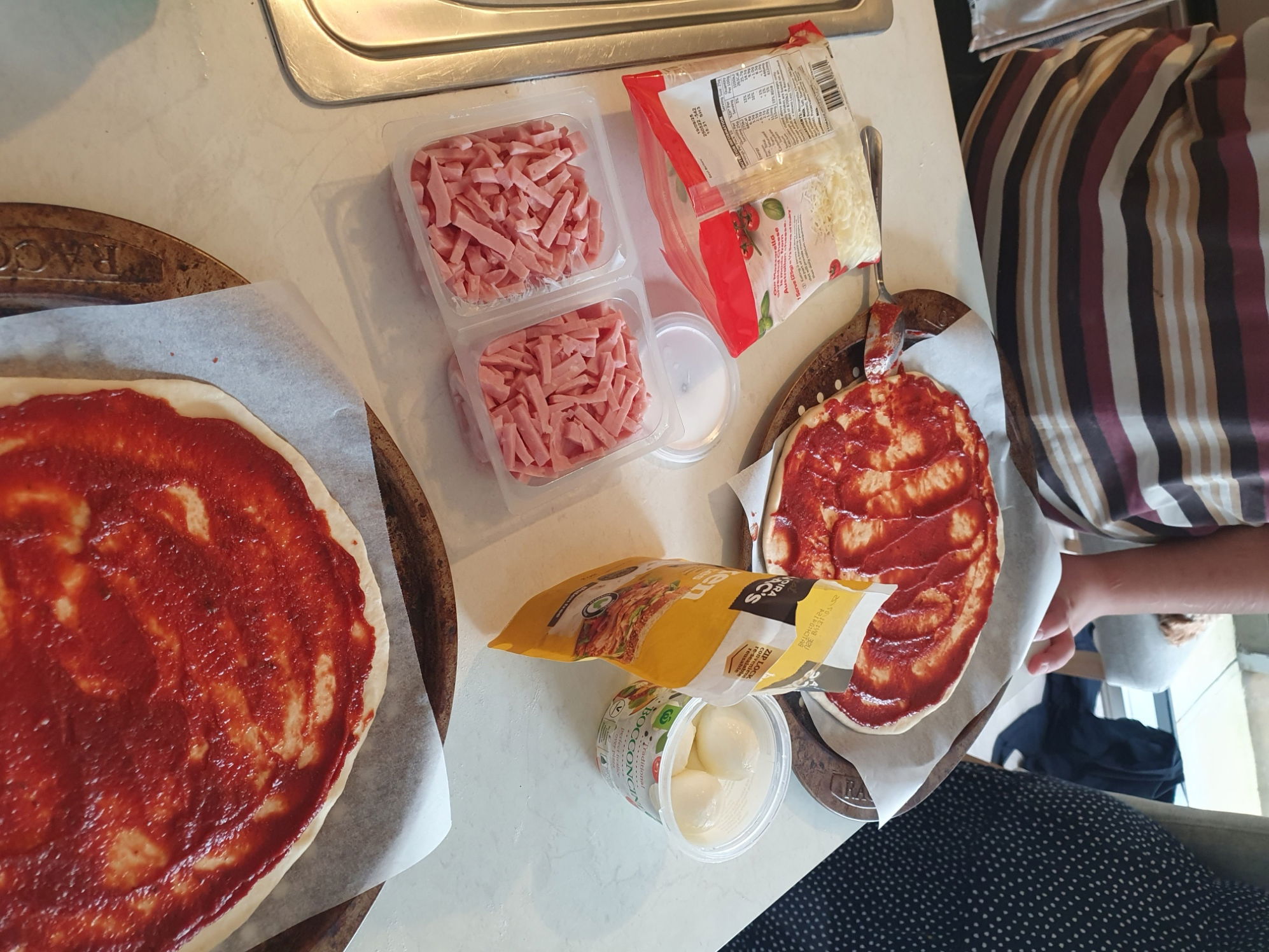 Cooking day! Making pizzas from scratch!