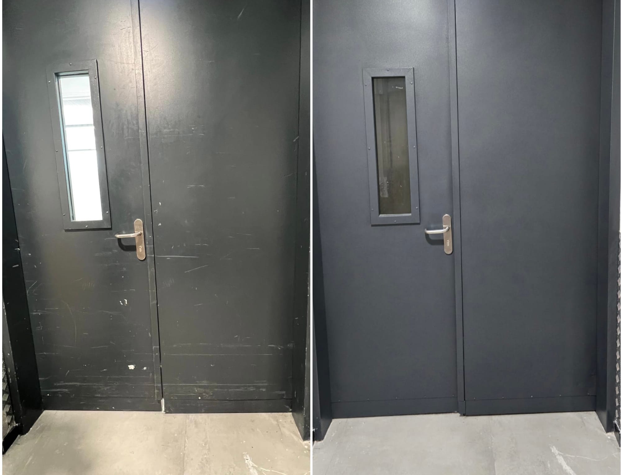 תיקון צבע של דלתות 