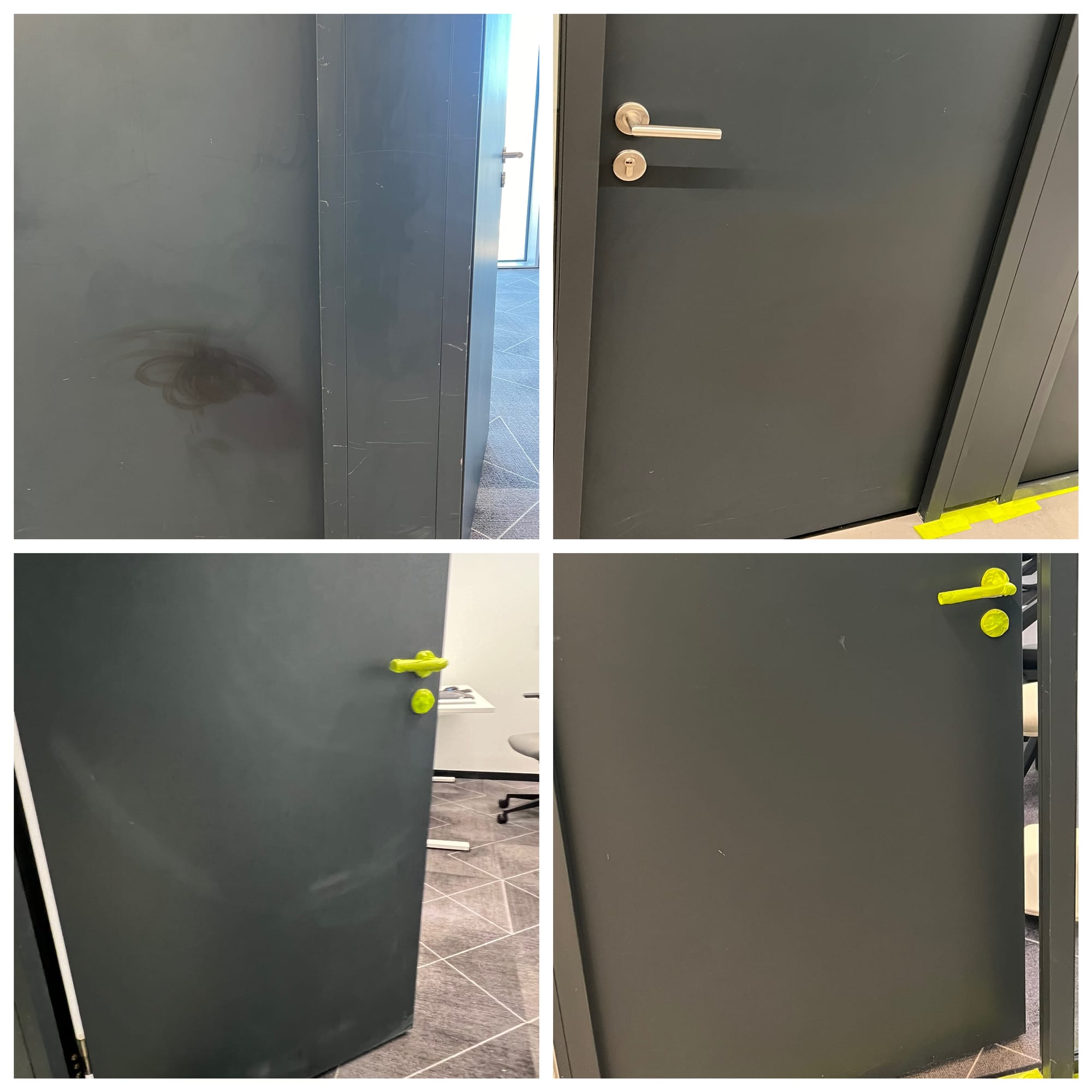 תיקון צבע של דלתות 