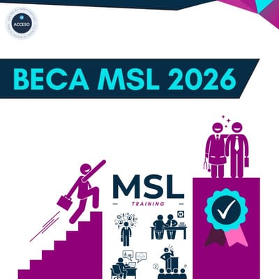 Sortearemos una beca de $1500 USD para acceder a la Certificación MSL Training 2026.