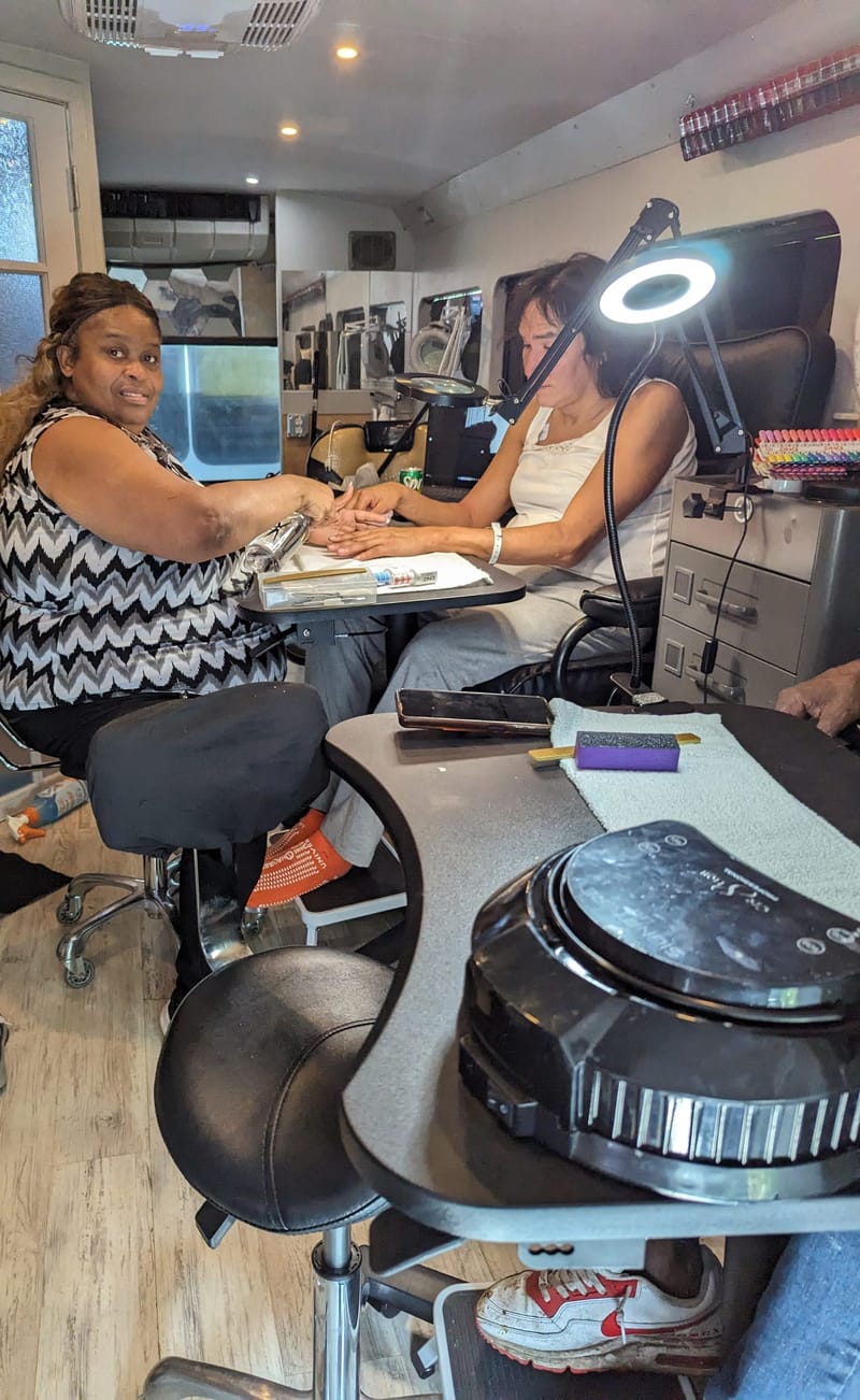 Free Haircuts & Nail Care