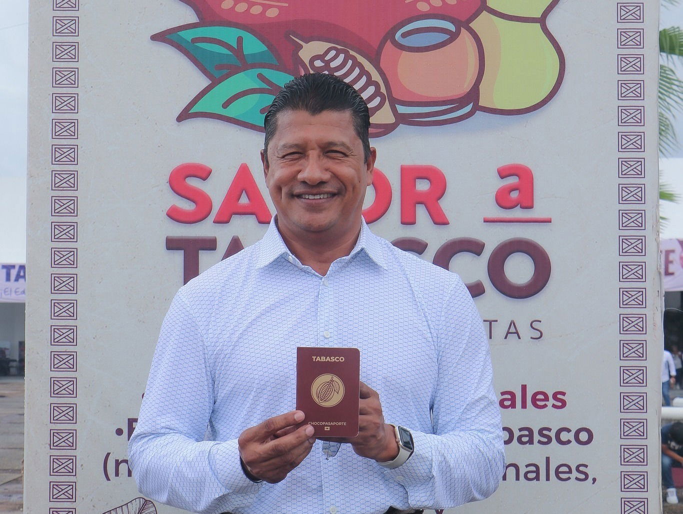 El alcalde de Nacajuca, Roberto Ocaña Leyva, presente en la inauguración del 13° Festival del Chocolate Tabasco 2024