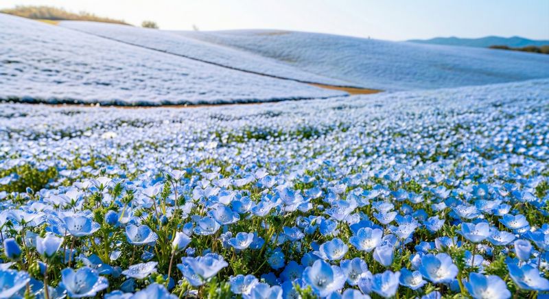 ネモフィラ　ロケ撮影 in ひたち海浜公園