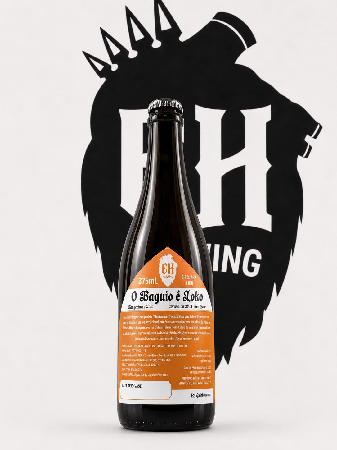 Cerveja que faz parte do projeto Manipuera