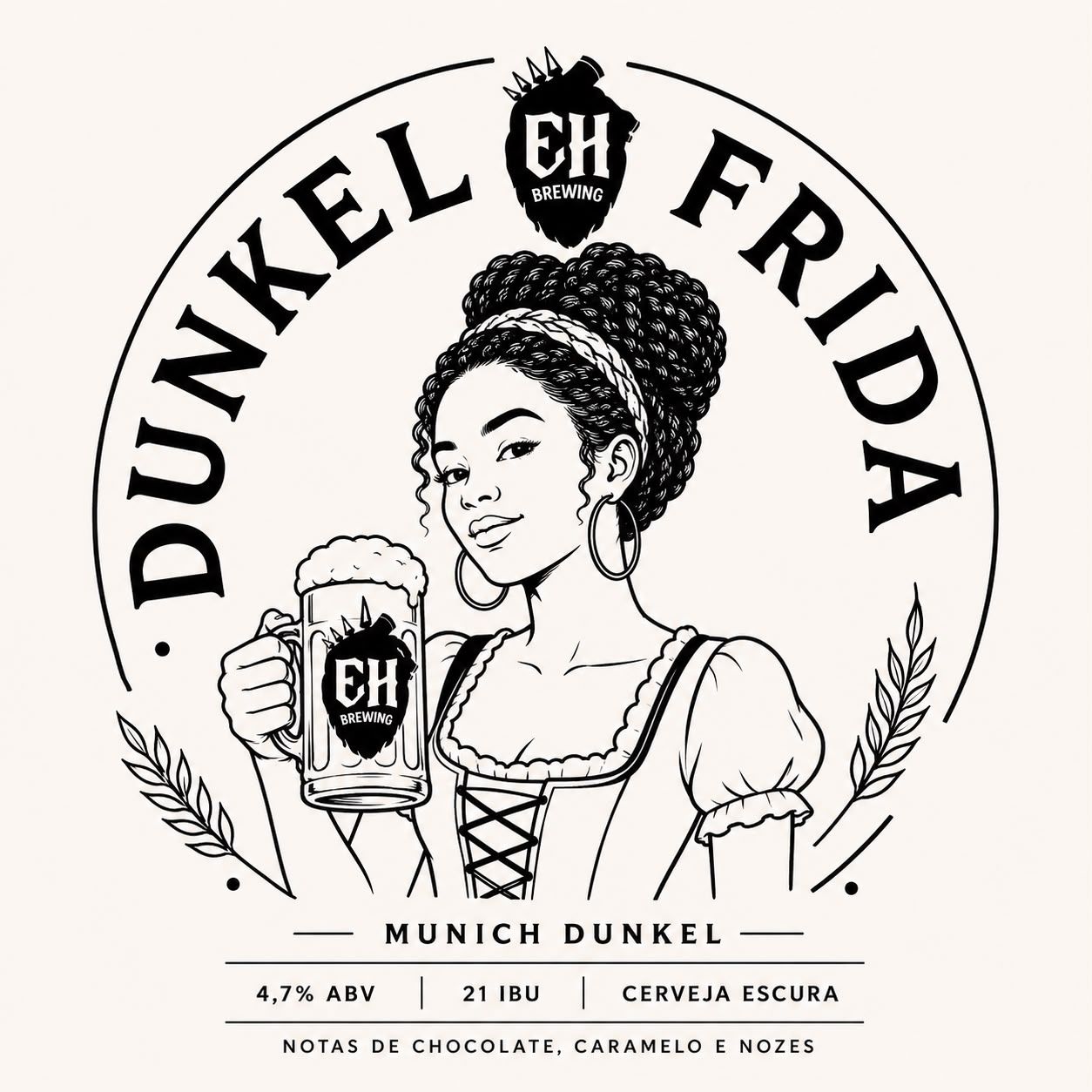 Uma homenagem às tradicionais Lagers escuras da Baviera.