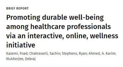 Journal of the Education and Health Promotion (US)