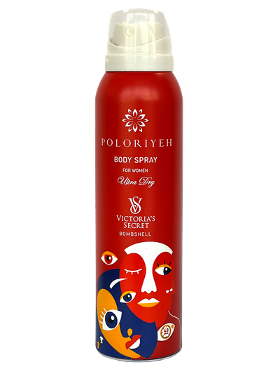 Poloriyeh Bombshell body spray - اسپری بدن زنانه بمب شل پلریه