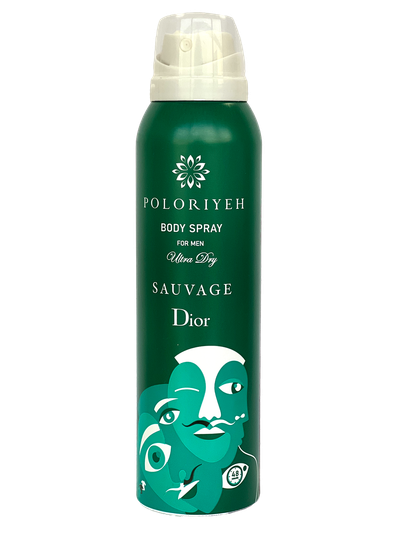 Poloriyeh Sauvage body spray - اسپری بدن مردانه ساواج پلریه
