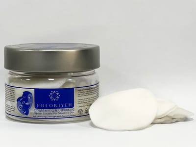 Poloriyeh Sensitive skin pad - سرم پاک کننده و روشن کننده پوست حساس پلریه
