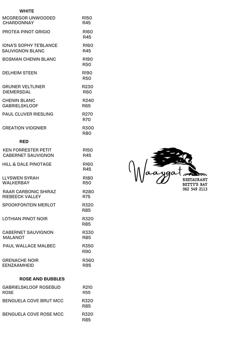 Wine List