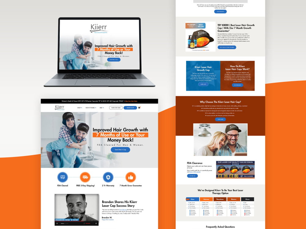 Kiierr Website Design