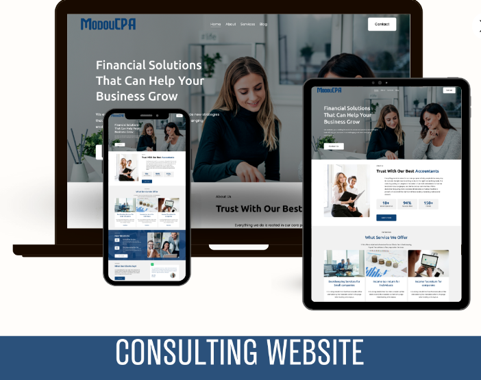 CONSULTING WEBSITE | WIX