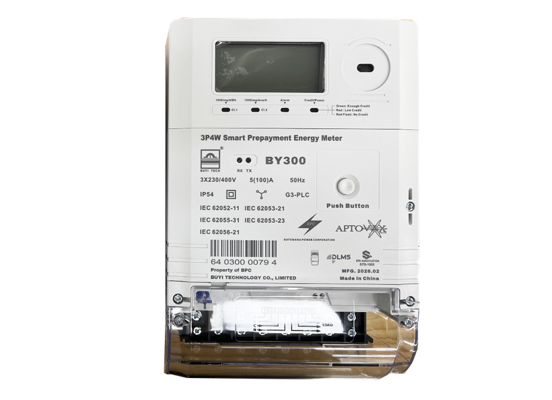 Three Phase Split Prepaid Electricity Meter