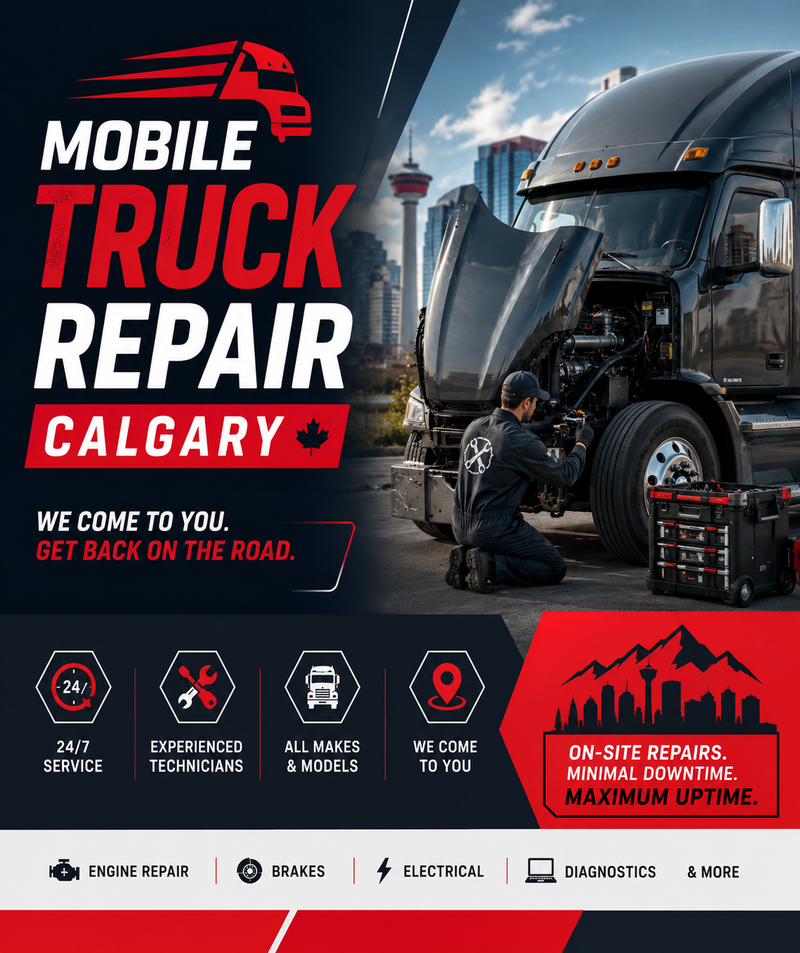 Mobile Truck Repair Calgary for Commercial Truck Breakdowns - Guru T...