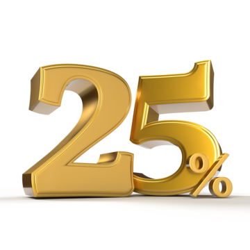 خصم (25 %)