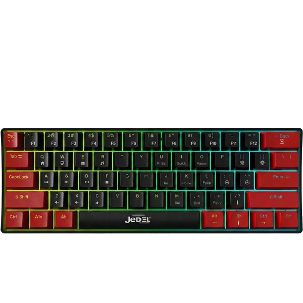 Keyboard Computer 69 JEDEL KL-69 Mechanical Gaming Keyboard | RGB Backlit | Compact Design