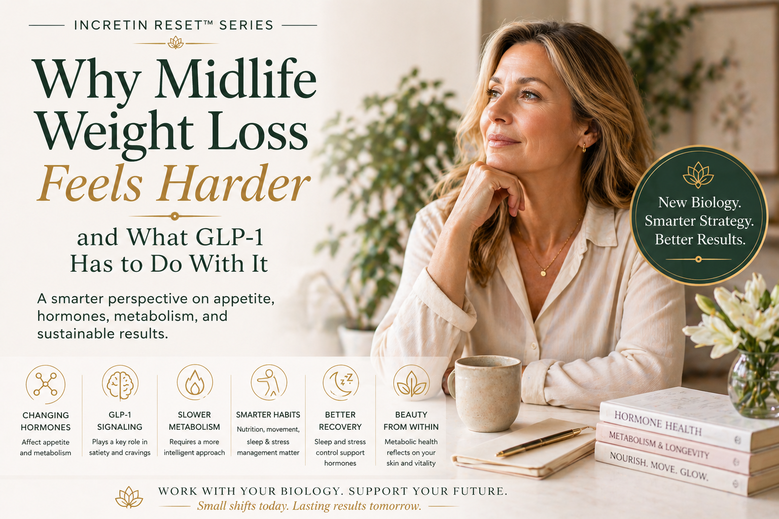 WHY MIDLIFE WEIGHT LOSS FEELS HARDER - AND WHAT GLP-1 HAS TO DO WITH IT
