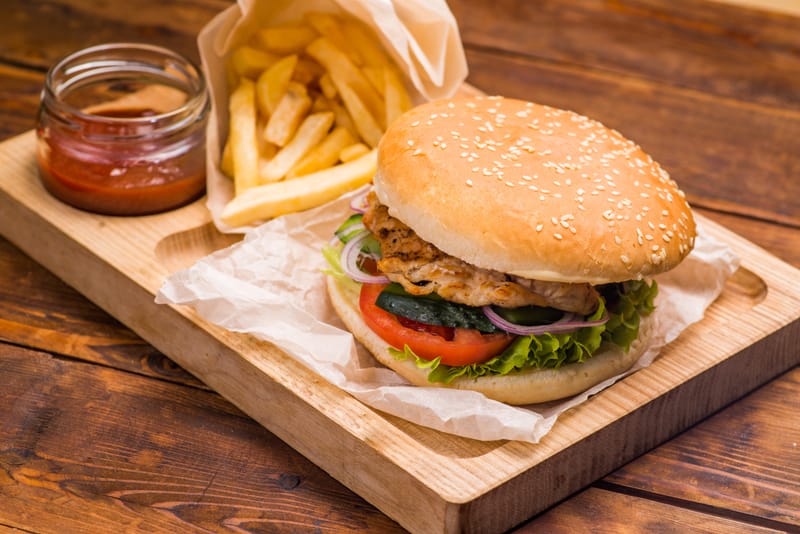 Chicken Double Burger