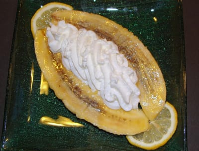 Bananes flambées au rhum