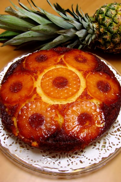 Gateau renversé à l'ananas