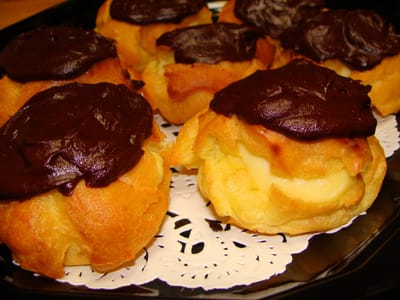 Profiteroles au chocolat