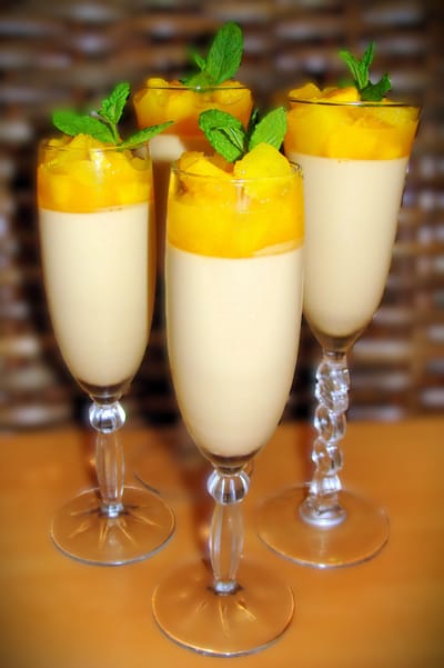 Panna cotta exotique