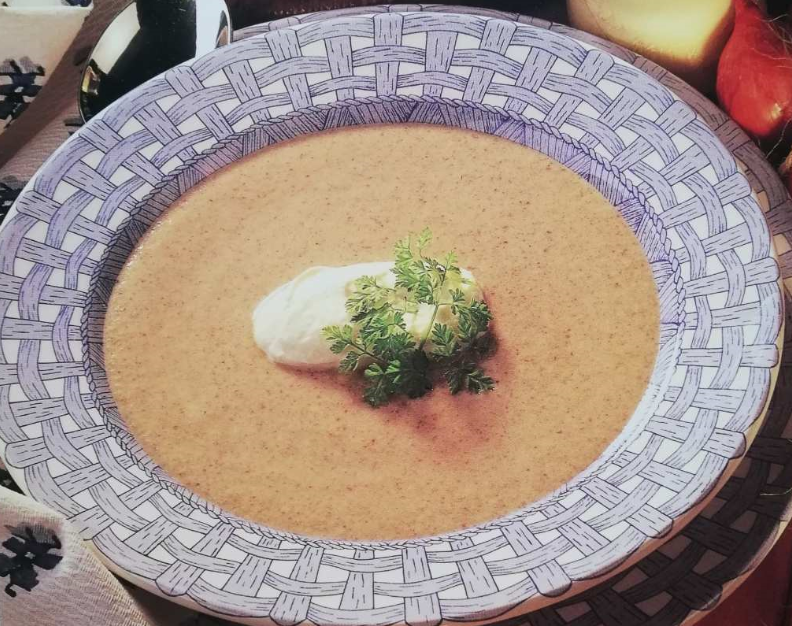 Velouté aux champignons des bois