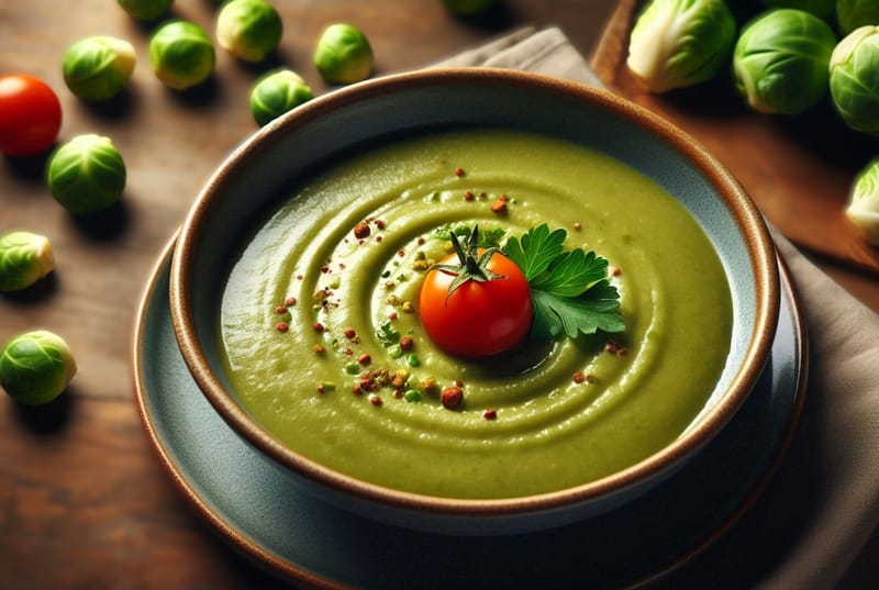 Velouté aux choux de Bruxelles