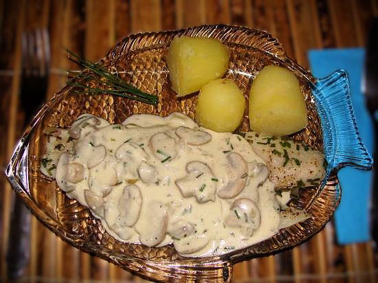 Filet de pangasius ou de sole à la ciboulette