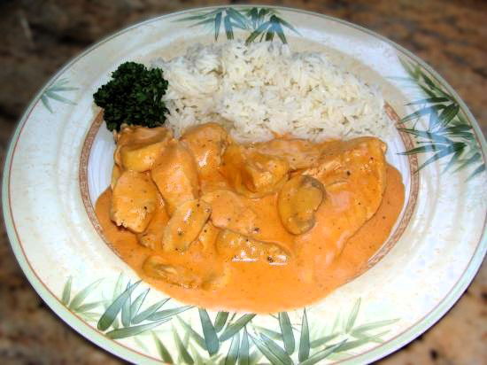 Poulet Stroganoff