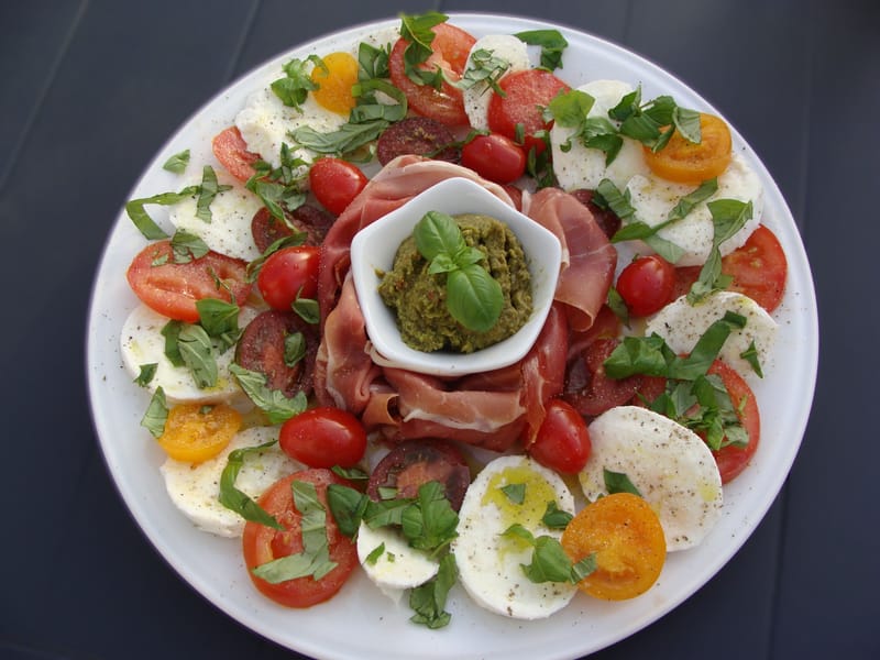 Salade Caprese revisitée