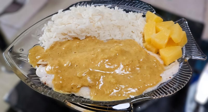 Filet de poisson au curry