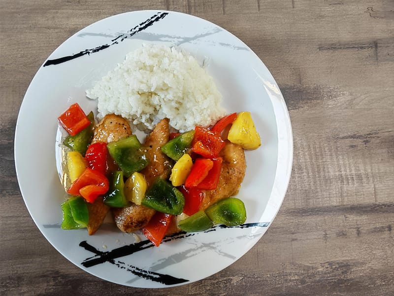 Poulet frit au citron