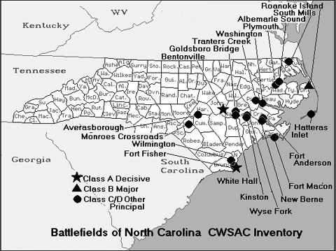 Civil War Battles in North Carolina