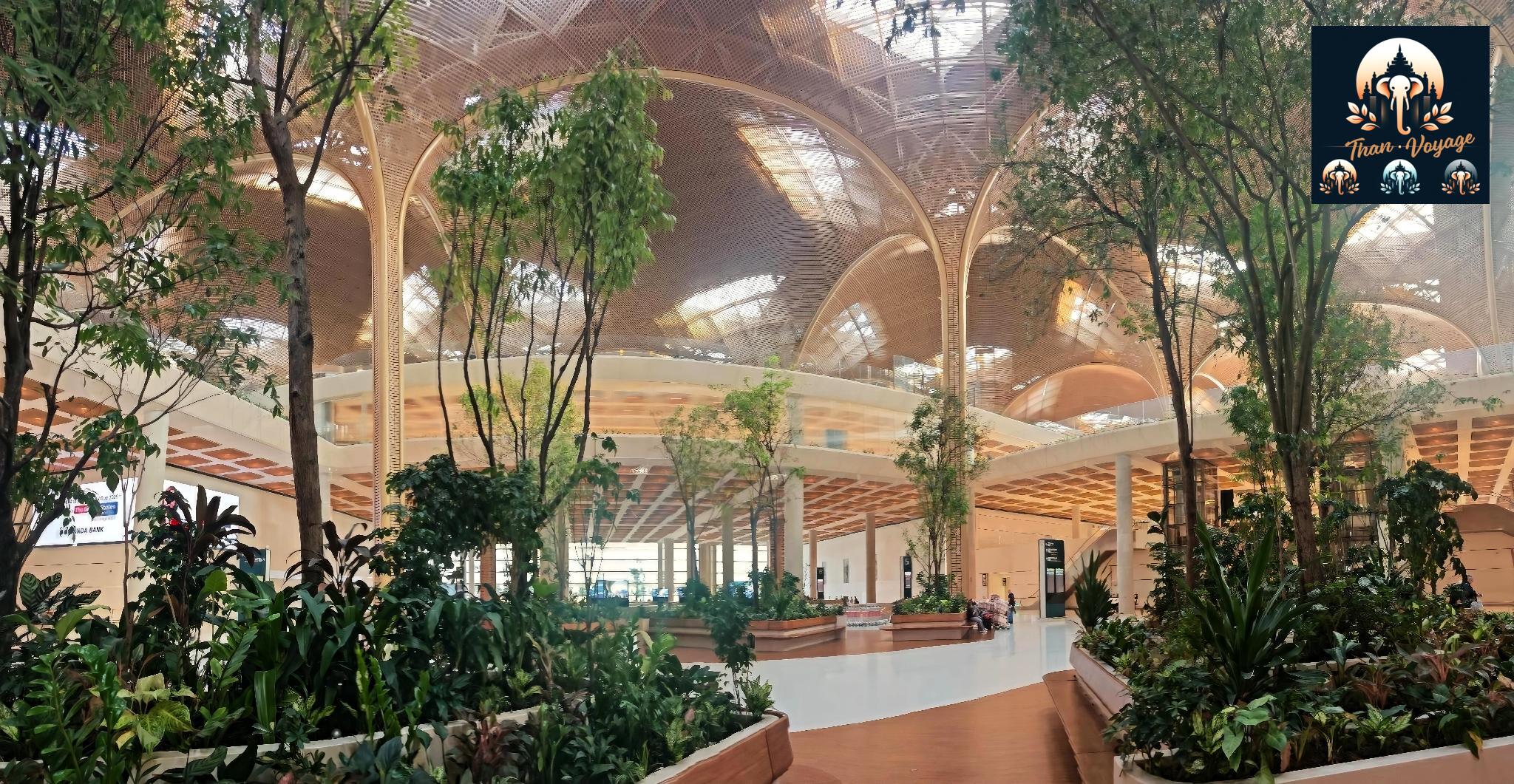 Nouvel aéroport KTI de Phnom Penh à notre arrivée au Cambodge