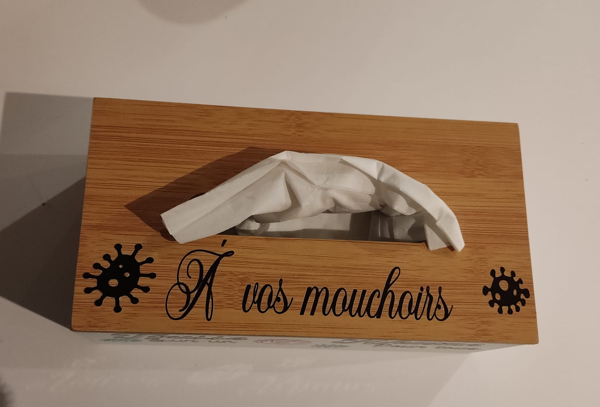 Boîte à mouchoirs personnalisée