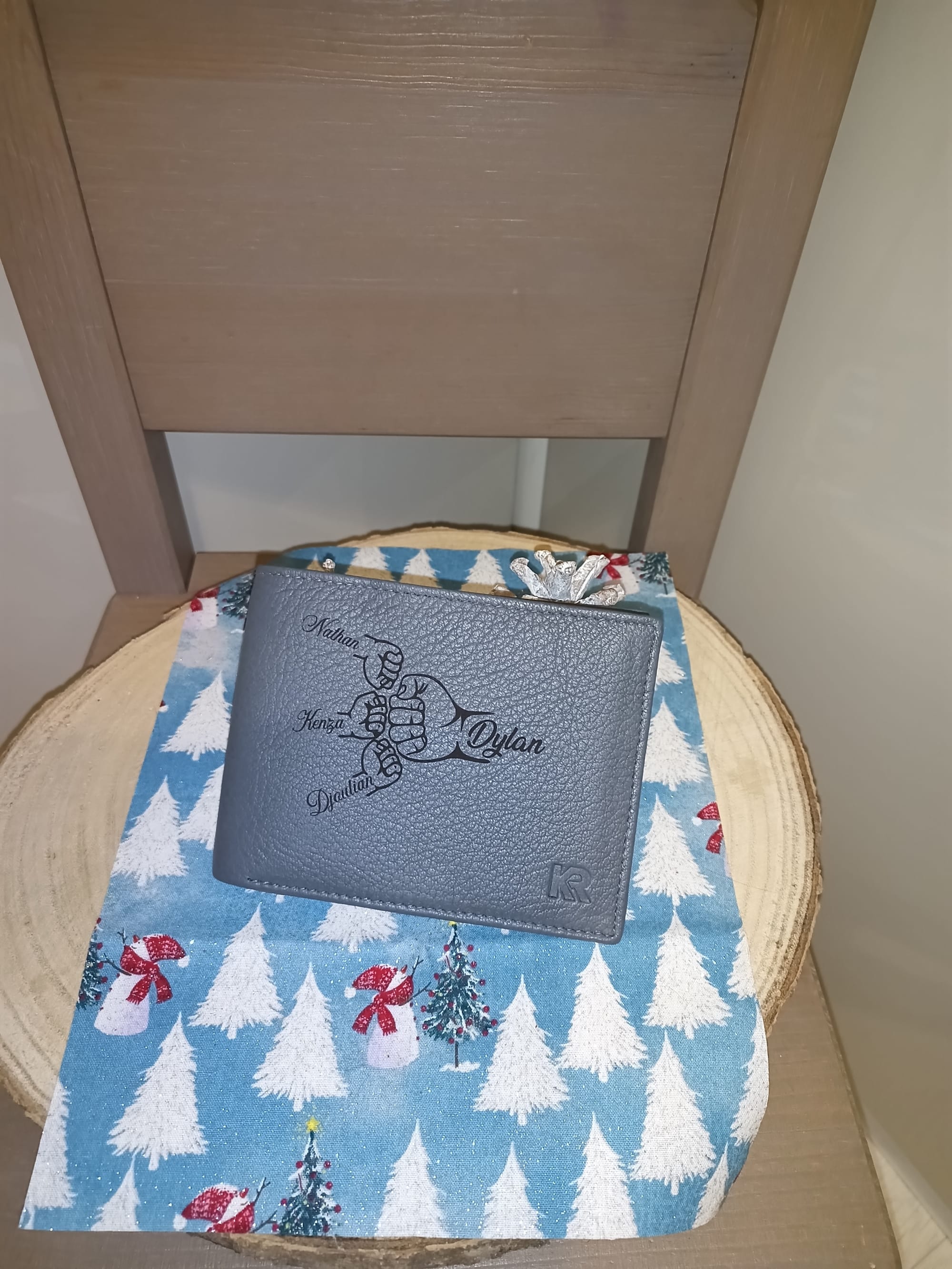 Portefeuille en cuir homme personnalisé