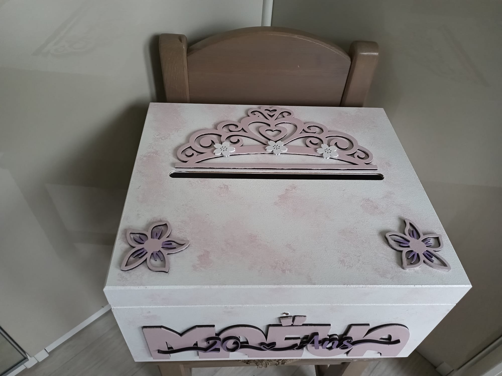 Urne en bois naturel personnalisé