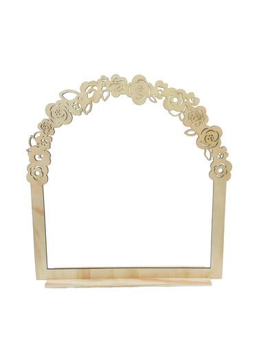 Arche florale en bois personnalisé