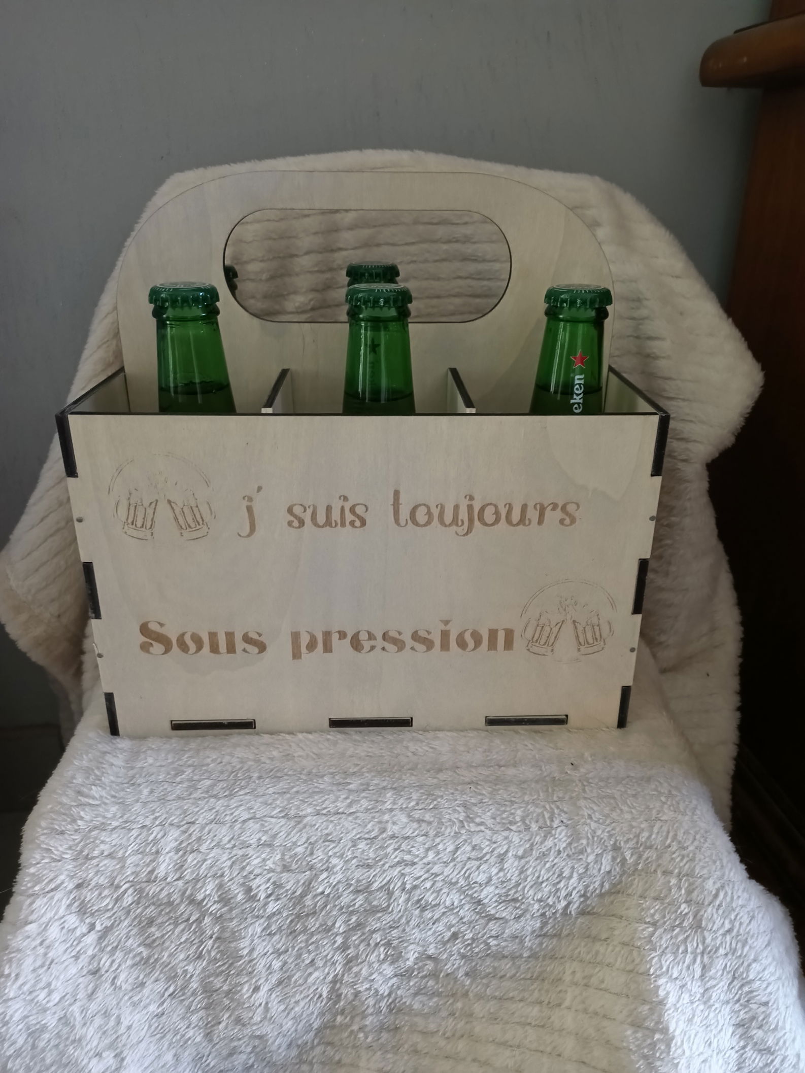 Caisse bière personnalisé