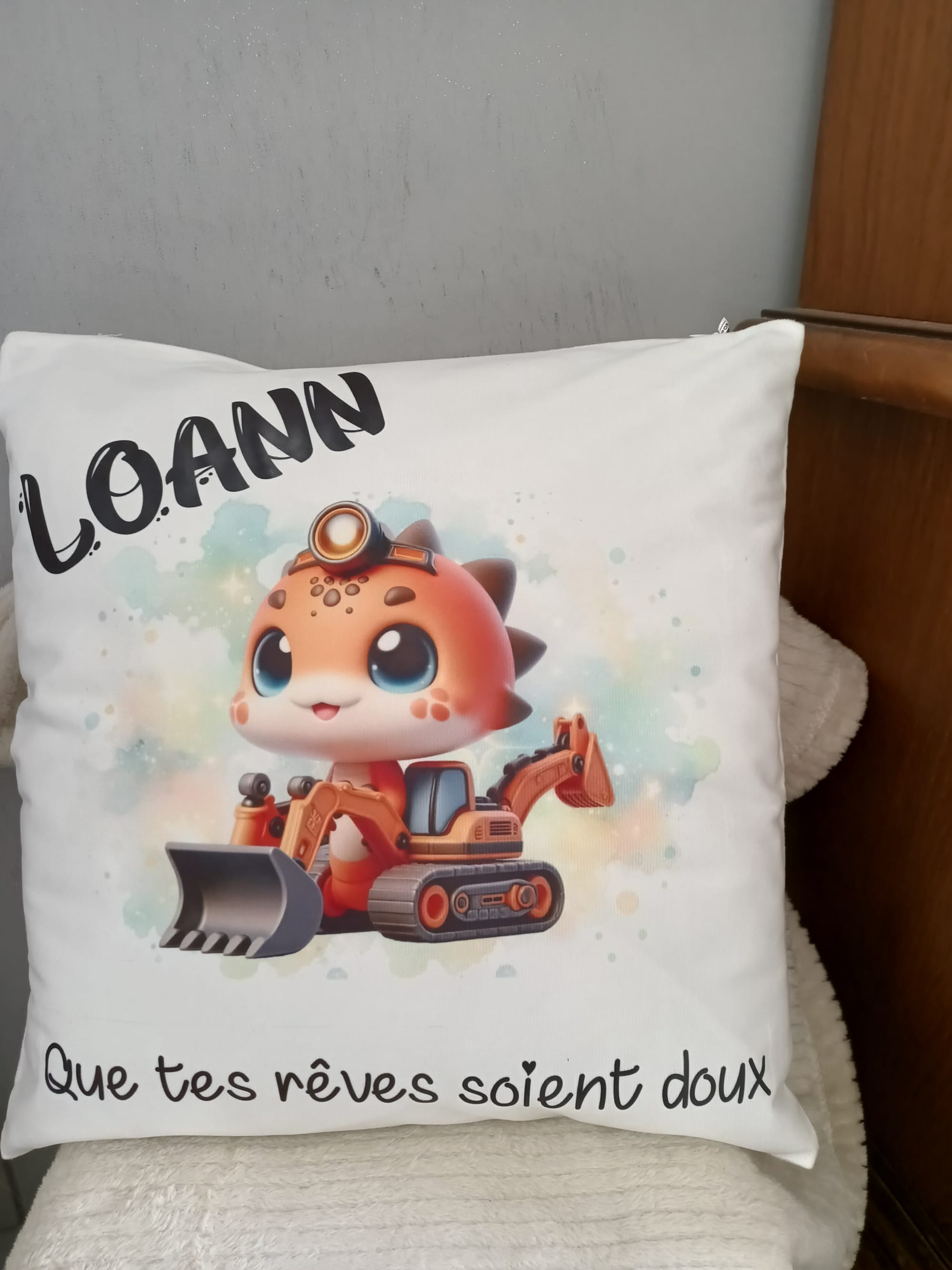 Coussin personnalisé